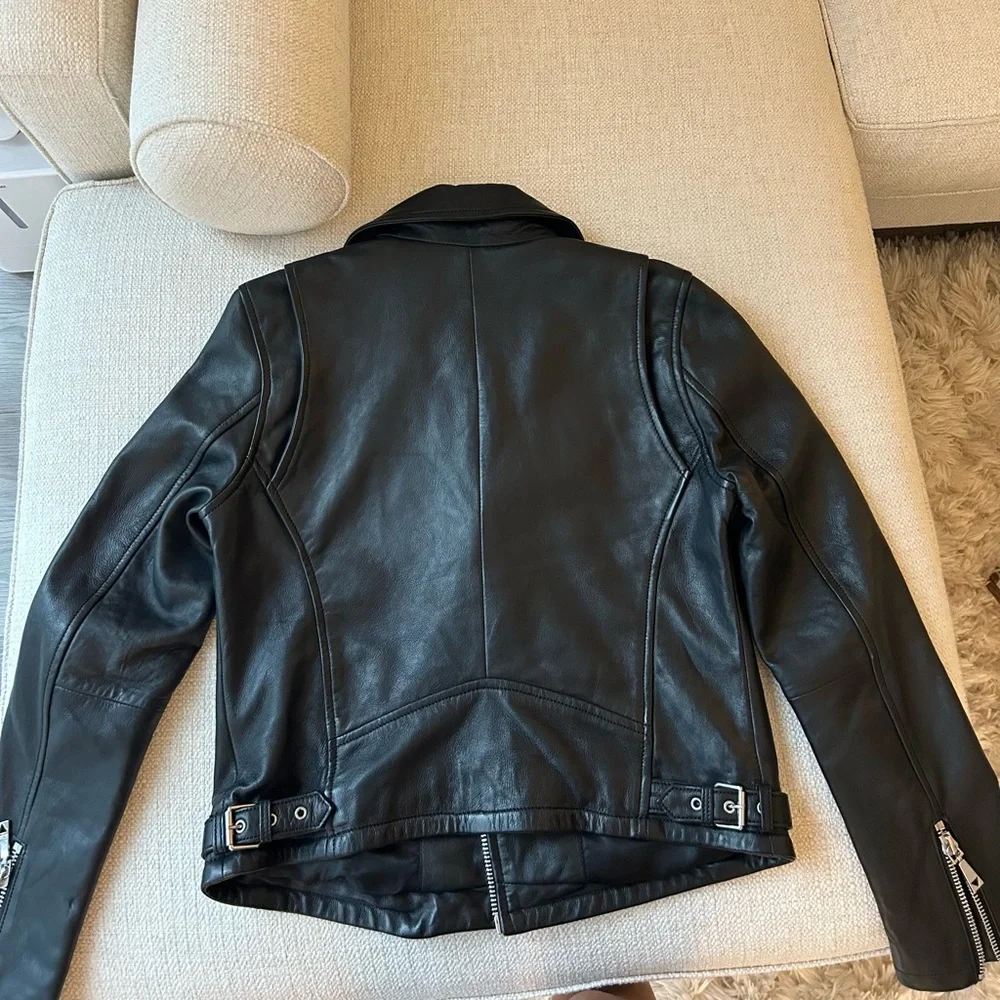 GUESS Leather Jacket - Picture 3 of 5